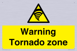 Warning Tornado zone